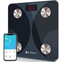 Etekcity Báscula Grasa Corporal Báscula de Baño- Analizar 12 Funciones- Monitores de Composición con Superficie Grande…